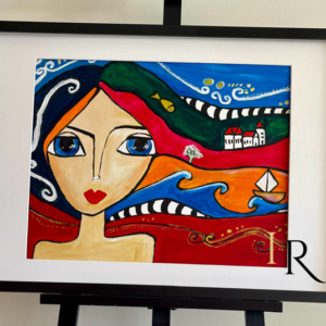 77 MUJER CON CABELLO DE MAR